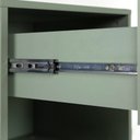 Ver imagem 6 de Mesa de Cabeceira Ivvie 1 Gaveta 1 Nicho 43 Cm X 40 Cm Verde Jade / Tauari