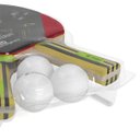 Ver imagem 2 de Kit Fort Pro Ping Pong 2 Raquetes, 3 Bolas e Rede C/ Suporte