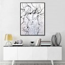 Ver imagem 2 de Quadro Decorativo Rostos Abstratos