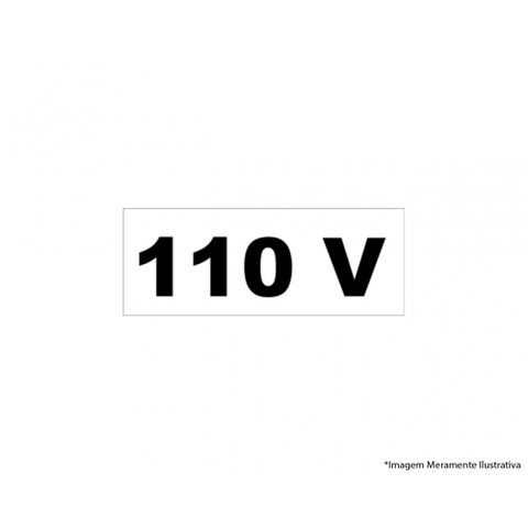 Placa Sinal.pvc 03,5x1,5cm 110v 16pcs Ref2473
