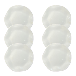 Kit Prato Raso Ryo Porcelana Branca – 6 Peças - 1
