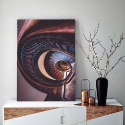 Quadro Decorativo Escada Caracol Abstrato - 4