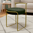Ver imagem 1 de Banqueta Decorativa Sala Área Gourmet Puff Base Ferro Facto:verde