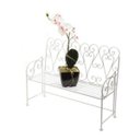 Ver imagem 3 de Banco Porta Planta para Jardim de Ferro Fundido 61cmx24cmx47,5cm Rojemac