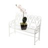 Banco Porta Planta para Jardim de Ferro Fundido 61cmx24cmx47,5cm Rojemac - 5