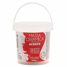 Massa Pronta Cerâmica 500g - Acrilex - 1