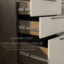 Ver mais imagens de Balcão para Cozinha 3 Gavetas e 1 Porta 120cm sem Tampo Lisboa