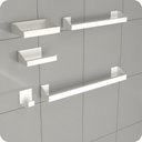 Ver imagem 4 de Kit Acessórios Para Banheiro Branco 5 Peças Master Slim DF