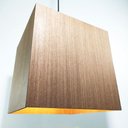 Ver imagem 6 de Luminária Pendente de Teto MDF Lâmina Madeira Rústica Imbuia