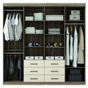 Ver imagem 3 de Guarda-Roupa Casal 8 Portas 6 Gavetas Liverpool Santos Andira