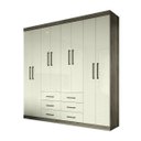 Ver imagem 1 de Guarda-Roupa Casal 8 Portas 6 Gavetas Liverpool Santos Andira