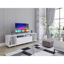 Ver imagem 2 de Rack para Tv Arizona 1.8 Branco Brilho - Moveisaqui