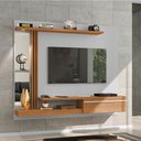 Ver imagem 1 de Painel Sala Denver para Tv até 55 Polegadas Led Off-white/naturalle