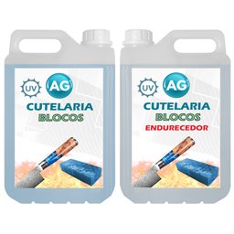 Resina Epóxi para Cutelaria Blocos AG Resinas ag 7KG - 1