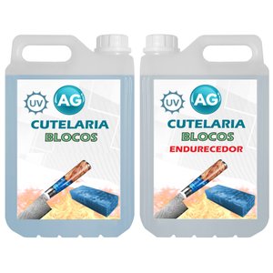 Resina Epóxi para Cutelaria Blocos AG Resinas ag 7KG
