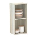 Ver imagem 3 de Armário Aéreo 35cm 1 Porta Lis Legno Crema C/Branco