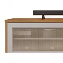 Ver imagem 4 de Rack Nt 1175 com Painel Nt 1190 Off White com Freijó - Notável