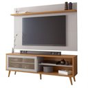 Ver imagem 1 de Rack Nt 1175 com Painel Nt 1190 Off White com Freijó - Notável