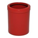 Ver imagem 1 de 04 Un. Lixeira em Plástico com Aro 12 Litros Home ou Office Cor:vermelho