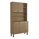 Ver imagem 1 de Cozinha Compacta 5 Portas 2 Gavetas Dakar Samba Bertolini