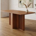 Ver imagem 2 de Mesa de Jantar 6 Lugares Tampo Mdf 180x90 Cm 22127 Cinamomo Molci