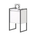 Ver imagem 1 de Armário Brisa da Riviera 1 Porta 1 Prateleira MDP 43cm Branco Plata Móveis