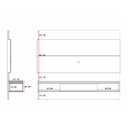 Ver imagem 6 de Home Suspenso New Lincoln 2.17m para TV de até 70" Off White Cinamomo Província