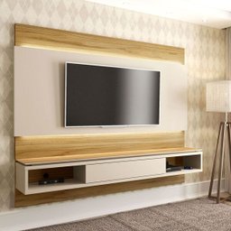 Home Suspenso New Lincoln 2.17m para TV de até 70" Off White Cinamomo Província - 1