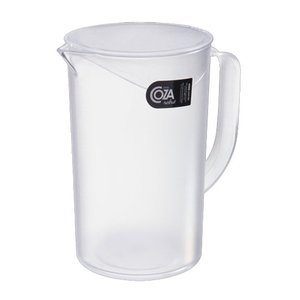 Jarra com Tampa Casual 15 X 10,7 X 17,9 Cm 1 L - Cristal