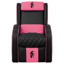 Ver imagem 3 de Poltrona Gamer Troia Streammer Reclinável Luxo Resistente até 150kg:corino Preto/pink