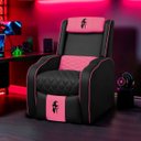 Ver imagem 2 de Poltrona Gamer Troia Streammer Reclinável Luxo Resistente até 150kg:corino Preto/pink