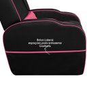 Ver imagem 4 de Poltrona Gamer Troia Streammer Reclinável Luxo Resistente até 150kg:corino Preto/pink
