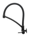 Ver imagem 4 de Torneira Pia Cozinha de Parede Gourmet Arco Flexível 1/4v Preto Fosco