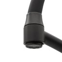 Ver imagem 3 de Torneira Pia Cozinha de Parede Gourmet Arco Flexível 1/4v Preto Fosco