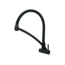 Ver imagem 2 de Torneira Pia Cozinha de Parede Gourmet Arco Flexível 1/4v Preto Fosco