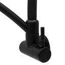 Ver imagem 5 de Torneira Pia Cozinha de Parede Gourmet Arco Flexível 1/4v Preto Fosco