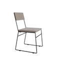 Ver imagem 2 de Kit 8 Cadeiras Málaga Veludo Bege para Mesa Sala de Jantar Cozinha Conforto e Decoração - Bege