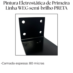 Suporte para Prateleira 30cm Invisível Mão Francesa Aço Resistente Moderno Casa Quarto Cozinha - 6