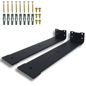 Suporte para Prateleira 30cm Invisível Mão Francesa Aço Resistente Moderno Casa Quarto Cozinha