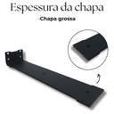 Ver imagem 5 de Suporte para Prateleira 30cm Invisível Mão Francesa Aço Resistente Moderno Casa Quarto Cozinha