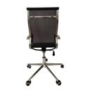 Ver imagem 7 de Cadeira de Escritório Esteirinha Tela Mesh Base Cromada com Rodinha Fortt Salta Preta - Cef04-p