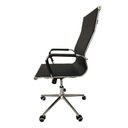 Ver imagem 6 de Cadeira de Escritório Esteirinha Tela Mesh Base Cromada com Rodinha Fortt Salta Preta - Cef04-p