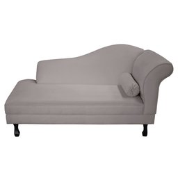 Recamier Divã Dubai 140 cm Braço Esquerdo Bege - 1