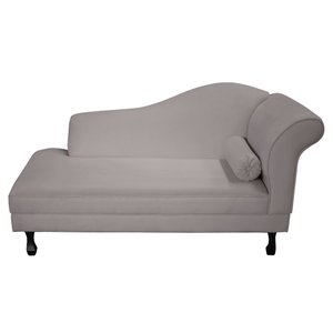 Recamier Divã Dubai 140 cm Braço Esquerdo Bege