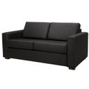 Ver imagem 1 de Sofá Cama Amsu Linho Preto Pés Amêndoa 185cm - 62457