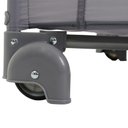 Ver imagem 6 de Berço Portátil Burigotto Serenata Desmontável até 15kg Gray Cinza