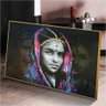 Quadro Mulher Indiana:90x60 cm/BRANCA - 6