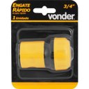 Ver imagem 2 de Engate rápido jardim 3/4" abs passagem livre - Vonder