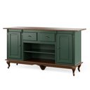 Ver imagem 1 de Bancada de Cozinha Hannover 2 Portas 2 Gavetas MDF 176cm Verde Musgo