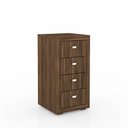 Ver imagem 4 de Escritório com Mesa para Computador e Armário Canto Nogal - Fdecor